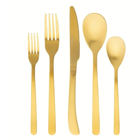 Gold Flatware Set Thyme & Table Royal 20-Piece Gold Stainless Steel Flatware Set - Picture 5 of 8
